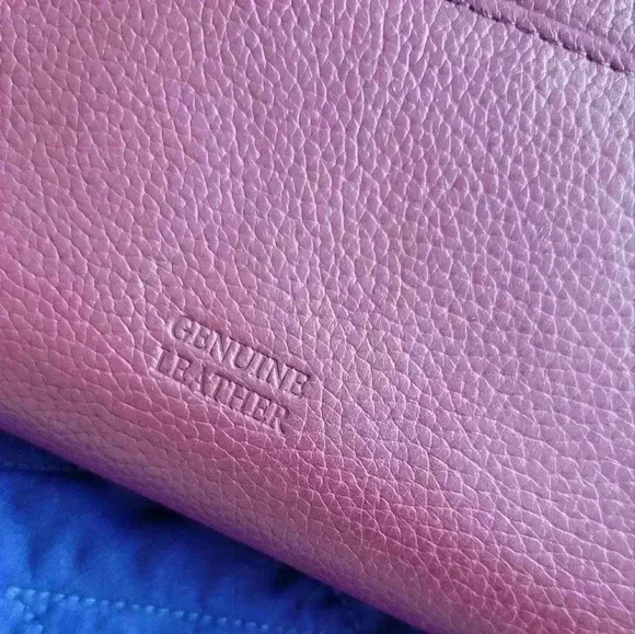 Giani Bernini Softy pebbled Leather Organizational all in one Wallet burgundy - Picture 5 of 10